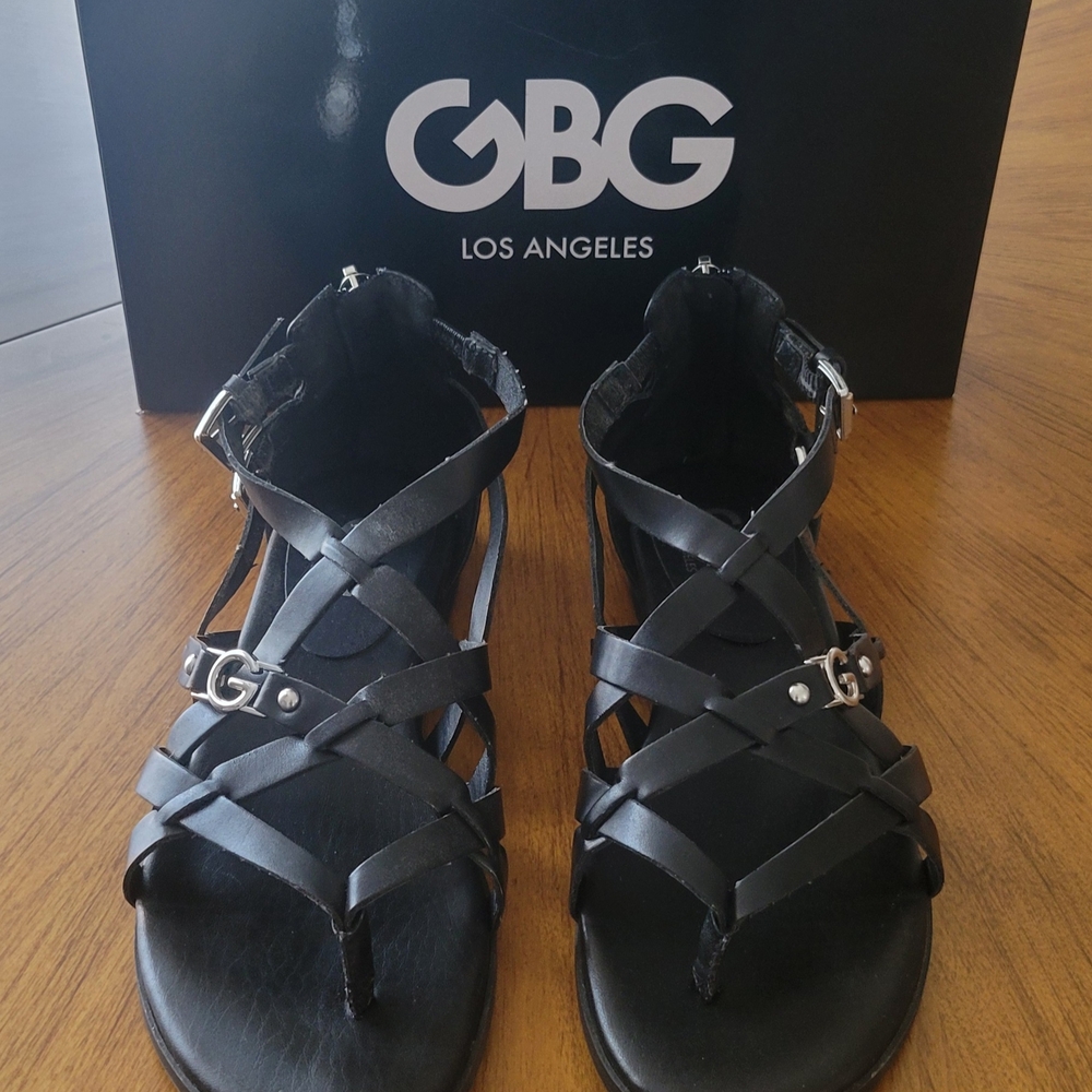 G by GUESS Camrin Women's Black Sandals Size 7.5